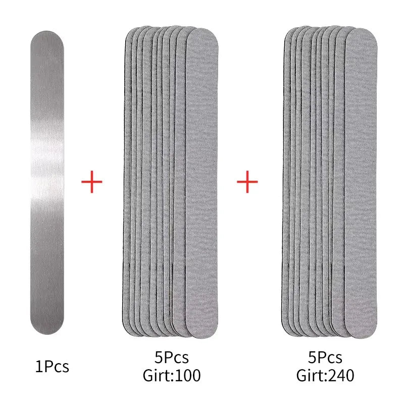 Nail File Replacement 100 to 180 Professional Limas Tools for Manicure