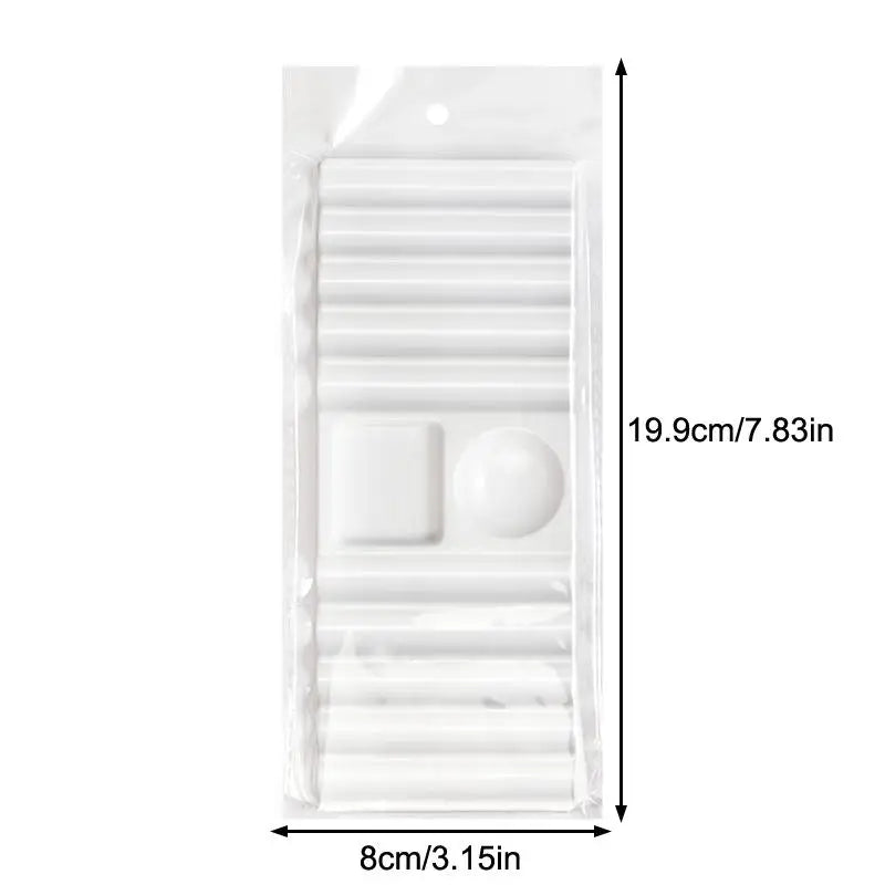 Elegant Nail Art Brush Organizer - Quick Color Mixing & Tool Storage Solution for Professional Salons And Home Use, ideal for supporting and sorting nail tips.