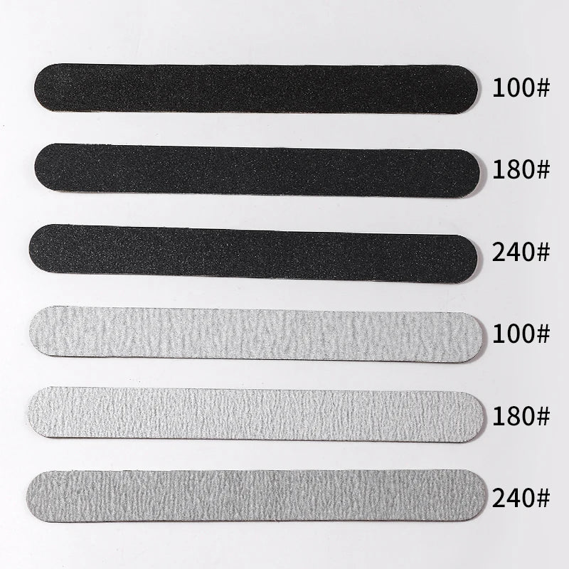 Nail File Replacement 100 to 180 Professional Limas Tools for Manicure