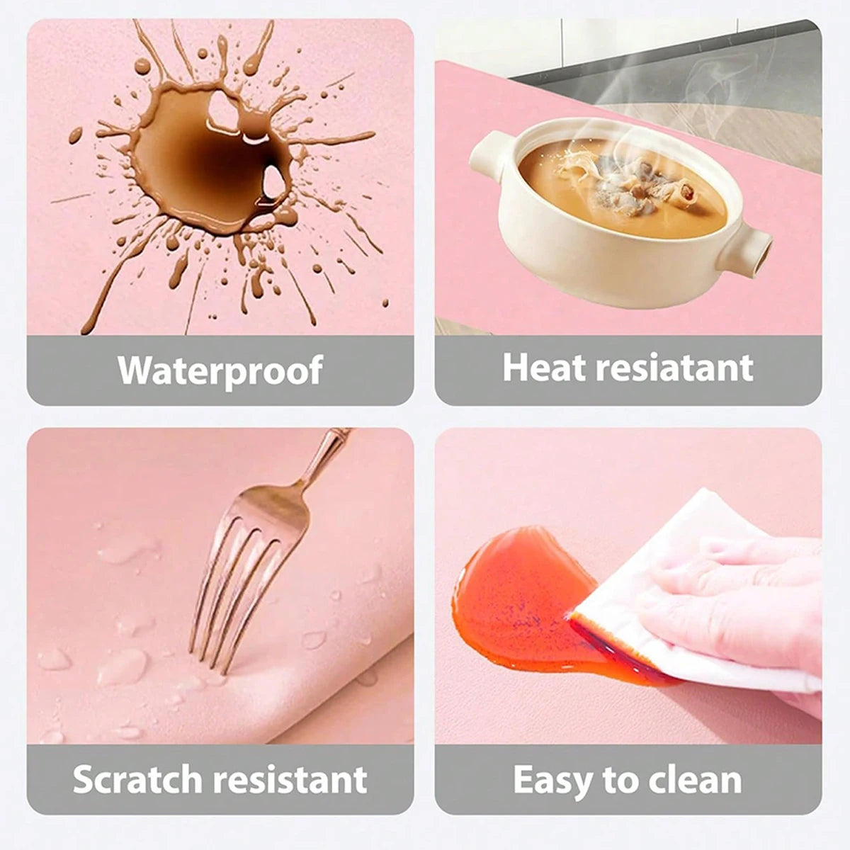 Nail salon table mats, washable and foldable nail care handrail mats, soft microfiber leather nail mats, nail salon tools