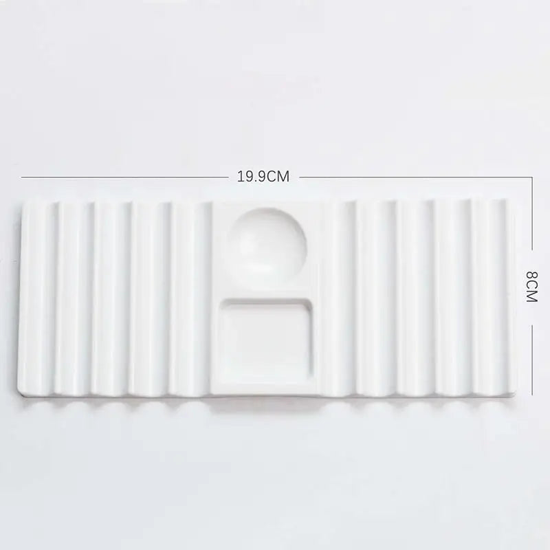 Elegant Nail Art Brush Organizer - Quick Color Mixing & Tool Storage Solution for Professional Salons And Home Use, ideal for supporting and sorting nail tips.
