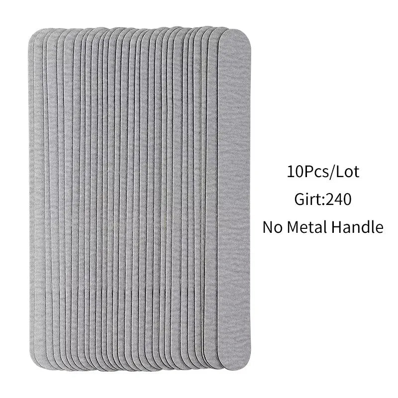 Nail File Replacement 100 to 180 Professional Limas Tools for Manicure