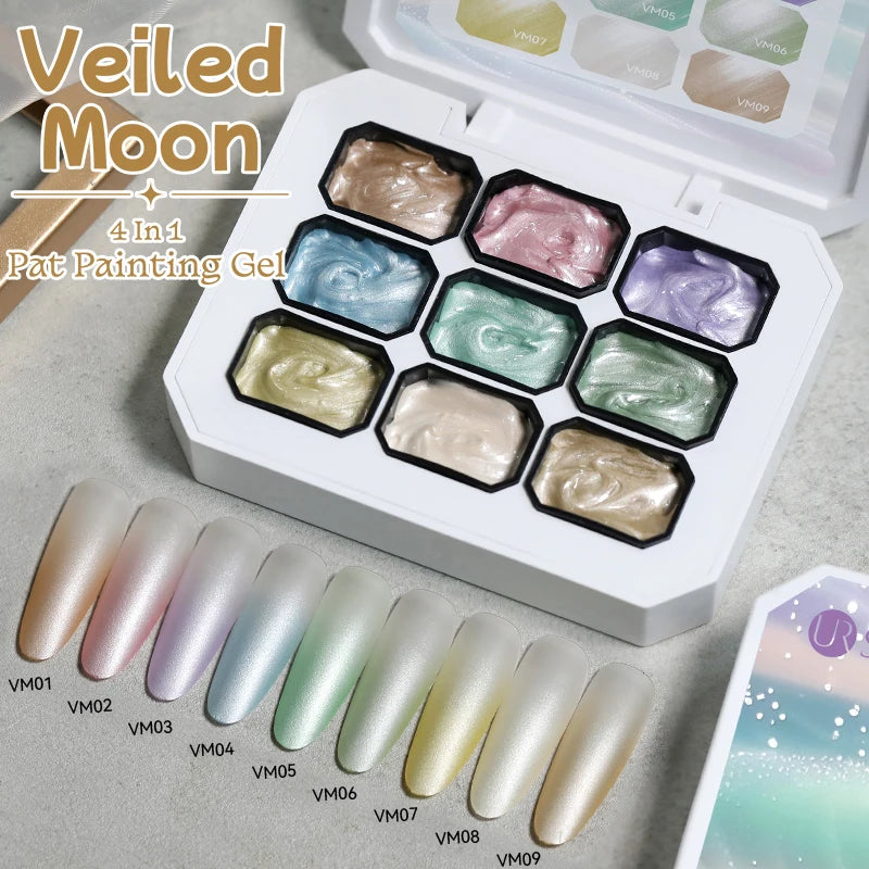 Gradient Painting Gel Nail Art Gradient Color DIY Design Gel  Used For Gradient Nail Stamping Pattern