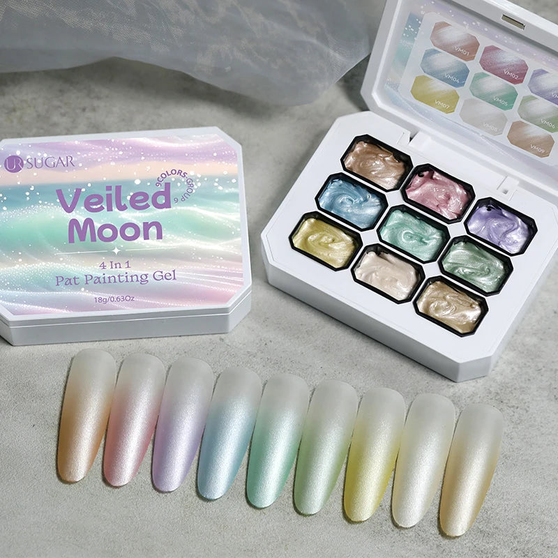 Gradient Painting Gel Nail Art Gradient Color DIY Design Gel  Used For Gradient Nail Stamping Pattern