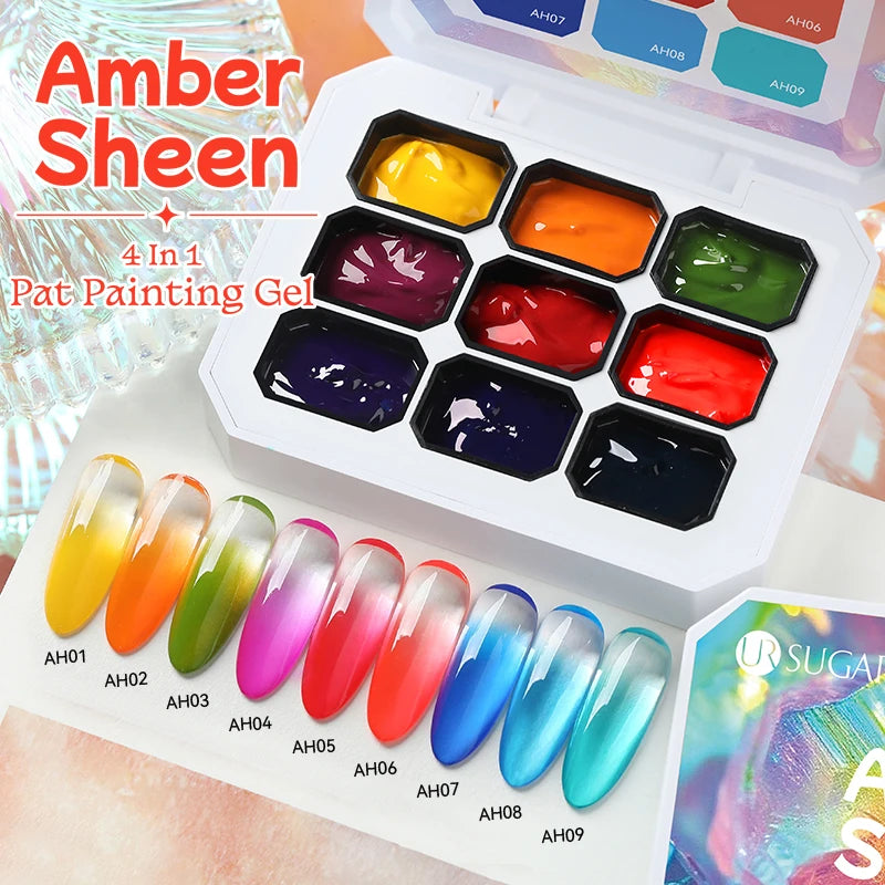 Gradient Painting Gel Nail Art Gradient Color DIY Design Gel  Used For Gradient Nail Stamping Pattern