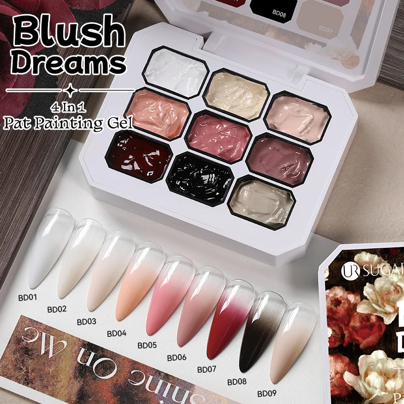 Gradient Painting Gel Nail Art Gradient Color DIY Design Gel  Used For Gradient Nail Stamping Pattern