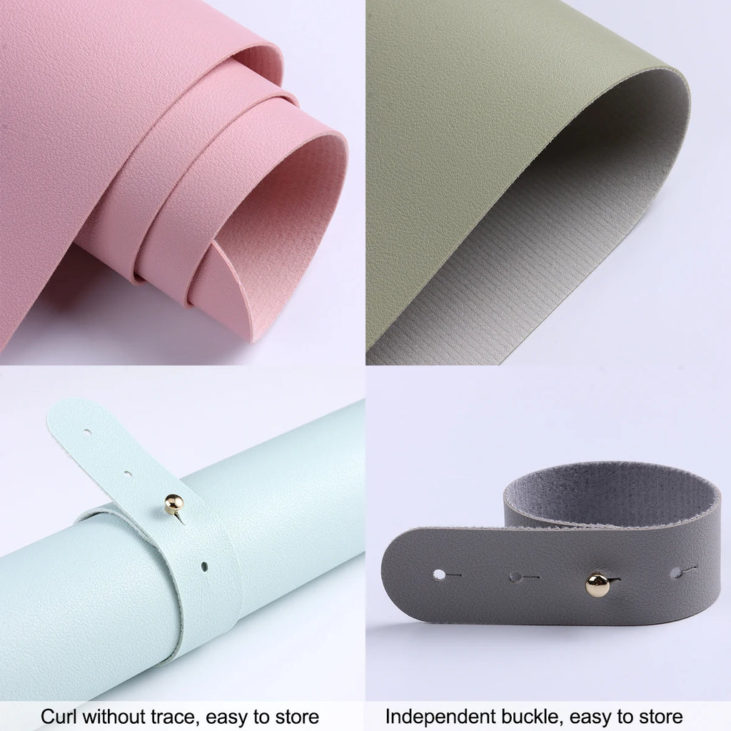 Nail salon table mats, washable and foldable nail care handrail mats, soft microfiber leather nail mats, nail salon tools