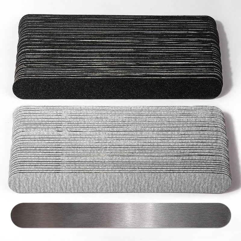 Nail File Replacement 100 to 180 Professional Limas Tools for Manicure