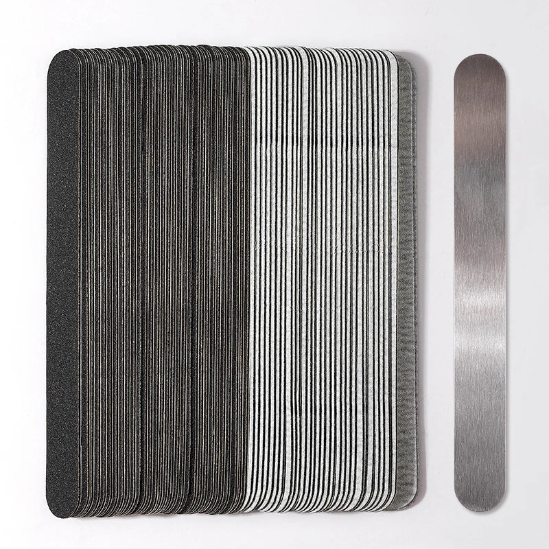 Nail File Replacement 100 to 180 Professional Limas Tools for Manicure