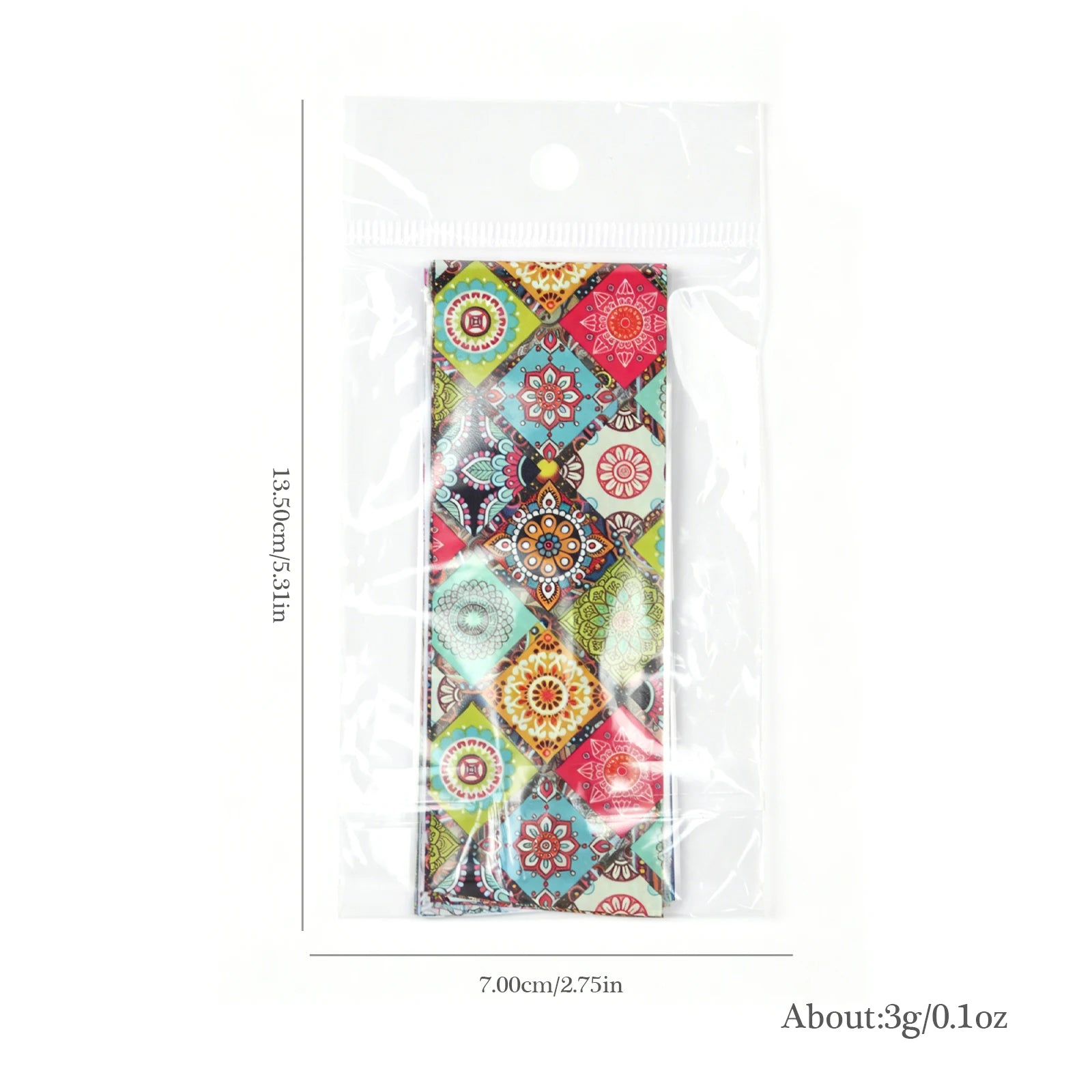 10pcs/Bag Bohemian Paisley Mandala Nail Transfer Foil Stickers Vintage Ethnic Flower Nail Art Decoration Supplies for Salon DIY
