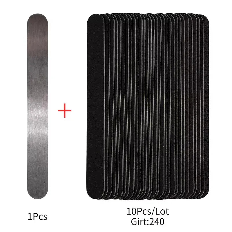 Nail File Replacement 100 to 180 Professional Limas Tools for Manicure