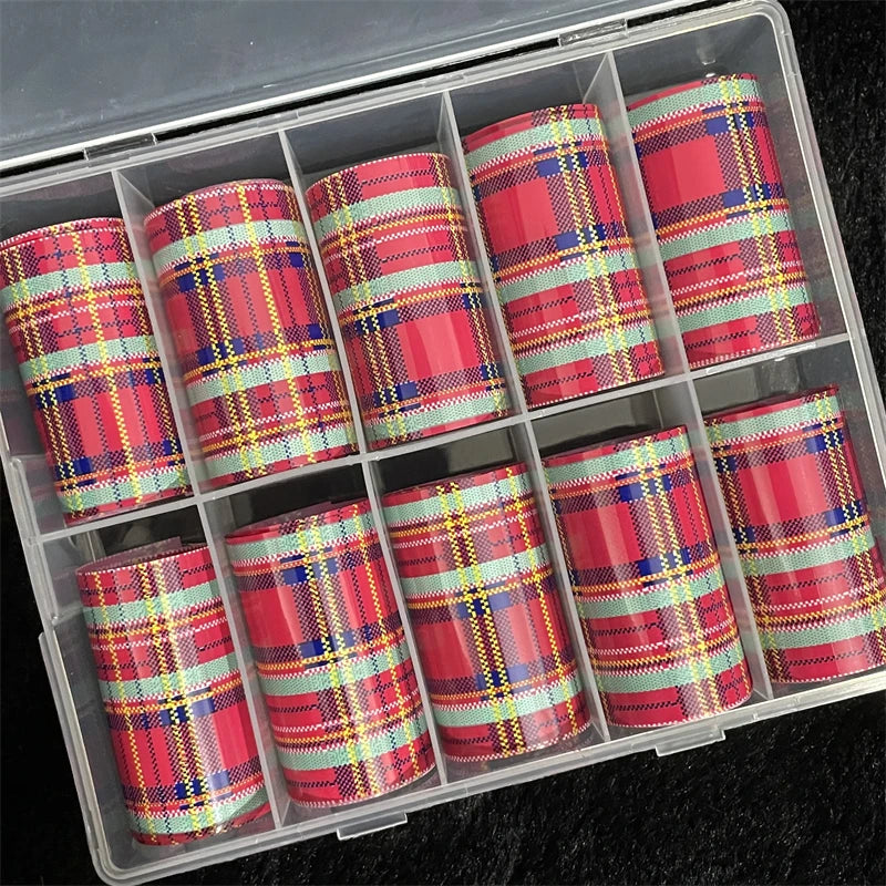 1 Box Multiflora Rose Nail Foils for Transfer Paper Flowers Stickers Sliders Nails Wraps DIY Floral Rosa Nail Art Decorations