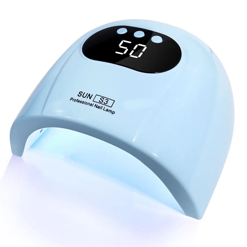 24/6 LED UV Lamp for Nails Gel Polish Drying With LED Display And Motion Sensing Manicure Lamp Dryer Home Use Tool