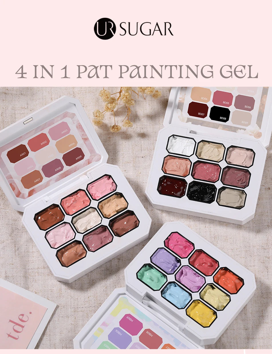 Gradient Painting Gel Nail Art Gradient Color DIY Design Gel  Used For Gradient Nail Stamping Pattern