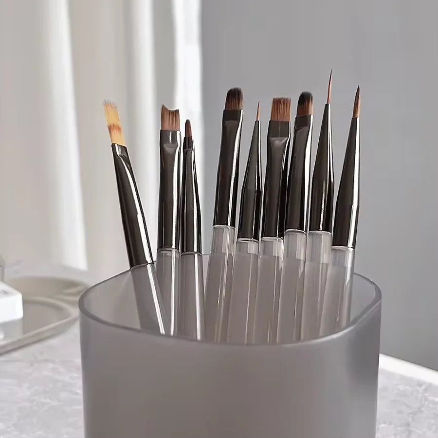 9-Piece Nail Art Design Gel Brush Set