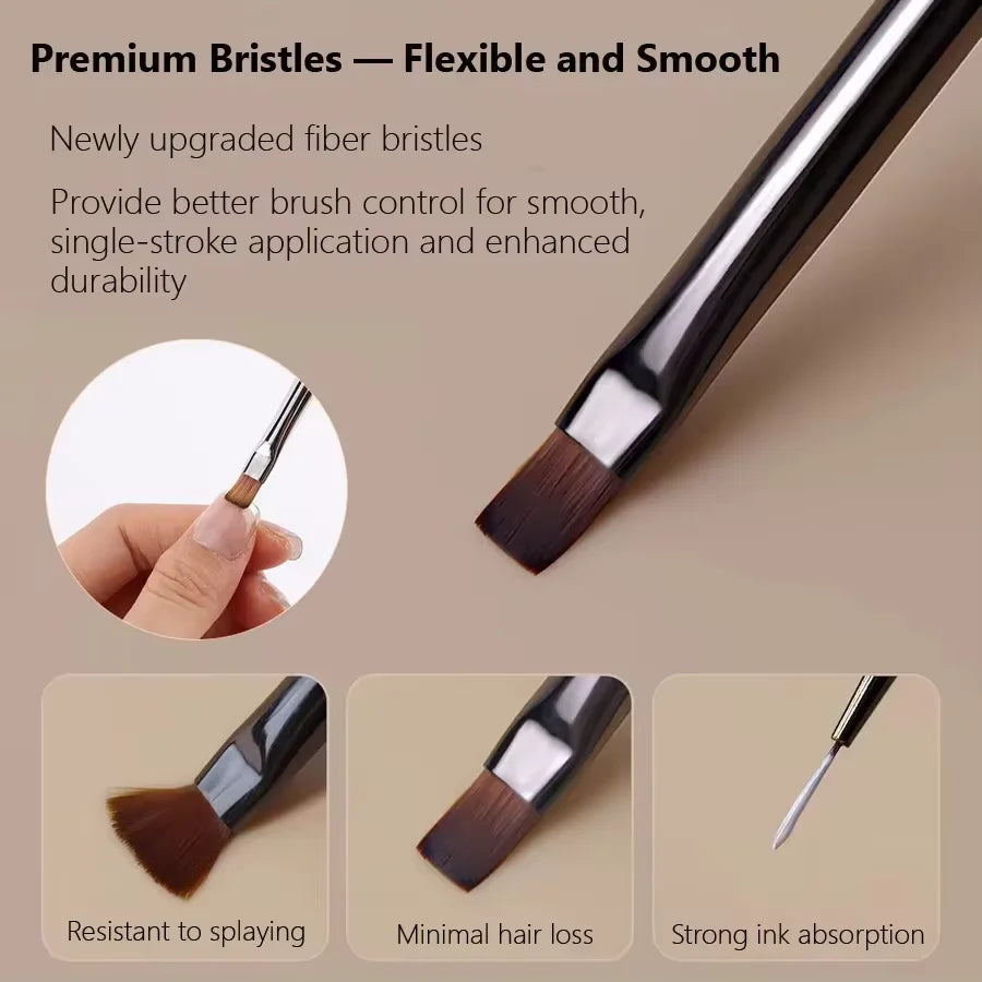 9-Piece Nail Art Design Gel Brush Set
