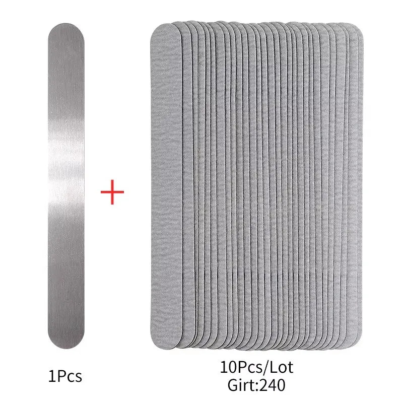 Nail File Replacement 100 to 180 Professional Limas Tools for Manicure